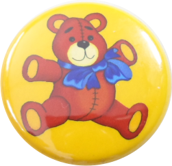 teddy button yellow